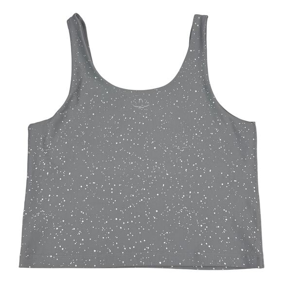 BEYOND YOGA Keep It Simple Cropped Yoga Tank Size Large Gray - Picture 4 of 5
